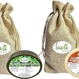 VS Products Combo Pack of Kuppaimeni & Jathikai Soap Enjoy Youthful Glowing Skin, Best Herbal Skin Care, 180g (Pack of 2, 90g Each)-image-8
