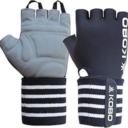 Kobo WTG-50 Weight Lifting Gym Gloves Hand Protector for Fitness Training (Multi Colour) with Wrist Support-image-83