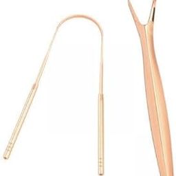 UJEAVETTE® 4x2Pcs Tongue Scraper Care Tools for Fresh Breath Oral Cleaning Care-image-48