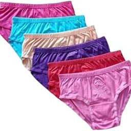Women's Embroidery Cotton Panty Briefs Underwear, 6 Pack, Multicolour Floral Design, Soft Comfort Fit-picture-45