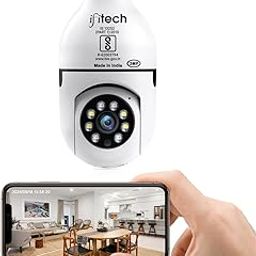 IFITech 3MP Full HD Plus Smart Wi-Fi CCTV Home Security Camera | 360° with Pan Tilt Bulb Camera | View & Talk | 256GB SD Card Support (Not Included) | Perfect for Home, Office Monitoring [2024 Model]-31