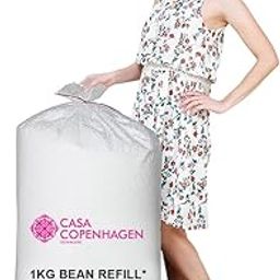 Casa Copenhagen Premium Virgin Grade Thermocol Balls Refill for Pillows, Sofa, Bean Bags, Soft Toys & Beans for Bean Bag Refill 1 kg (White)-image-96
