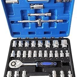 Inditrust new 32pcs/set Heavy duty ½” Rachet Professional Wrench Socket Set Hardware Car Boat Motorcycle Repairing Tools Kit Multitool Hand Tools Car-Styling & Plastic Toolbox Storage Case Socket Set-0