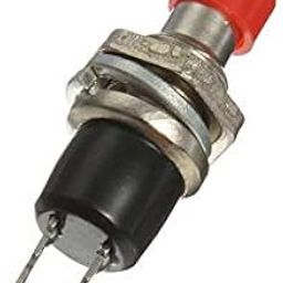 Push Button-Red Steel Switch-Reset-SPST-16
