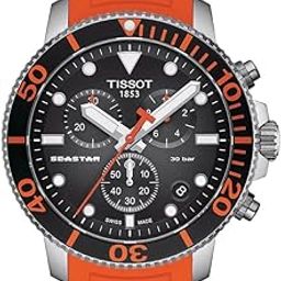 Seastar 1000 Chronograph Quartz Black Dial Men's Watch T1204171705101-23