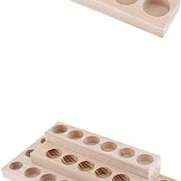 Enakshi® 2 Pieces Wood Essential Oil Displaying Storage Organizer Rack Holder |Health & Beauty | Natural & Alternative Remedies | Aromatherapy-image-19