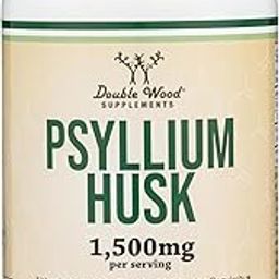 Supplements Psyllium Husk Capsules Fiber Supplement (240 Count, 1,500mg Per Serving) Soluble Fiber for Maintaining Regularity (Non-GMO)-8