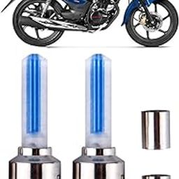 Kandid Car/Bike Tyre LED Light with Motion Sensor For Honda Cb Shine (White and Orange)-17