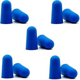 Soft Foam Ear Plugs Travel Sleep Prevention Earplugs Noise Reduction For Noise, Meditation, Studying, Live Concert, Yoga, Travel (5 Pair Foam Dark-Blue)-16