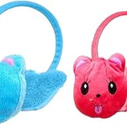 Combo Of Designer & Beautiful Adjustable Winter Ear Muffs Ear Warmer For Outdoor Wear Kids Wear Accessory Kid's Kitty Earmuff (Pack Of 2)-image-26