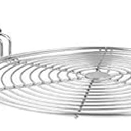4EV7 Burner Papad,Roti Stand Charcoal Grill Roast Grill Stand Charcoal Hand Warmer Rack Stand (Round Shape) Stainless Steel Circle Papad Jali,Grill,Barbeque with Handle (14-INCH)-14