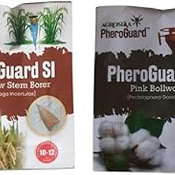 SI Rice Yellow Stem Borer Lure - Scirpophaga Incertulas | Pack of 20 | & | PG Pink Bollworm Lure - Pectinophora Gossypiella | Agriculture Use | Pack of 5-image-19