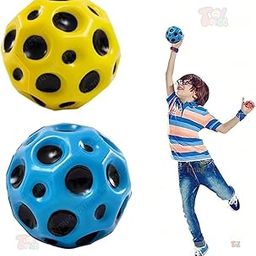 TOYTONIC Soft Moon Ball for Kids – Bouncing, Jumping & Bounce Ball Toys for Kids Age 2–5 Years | Indoor Outdoor Activity Toy | Colorful Option for Toddlers (Color May Vary)-image-9