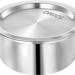 Amazon Brand SOLIMO - TRIPLY STAINLESS STEEL TOPE WITH STEEL LID 16 CM-image-17