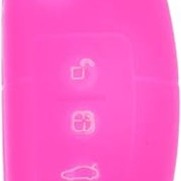 Lr Decor Bazaar Silicone Key Cover for Ford Falcon Mondeo Focus Territory 3 Button Rose Red-image-59