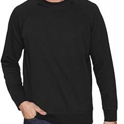 Unisex French Terry Raglan Crew XL BLACK-image-54