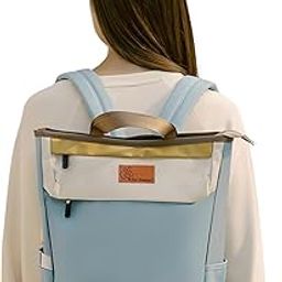 R for Rabbit Caramello Daisy Diaper Bags for Mother, Multipurpose & Large Capacity Stylish Maternity Diaper Backpack for Mom (Blue Cream)-image-18