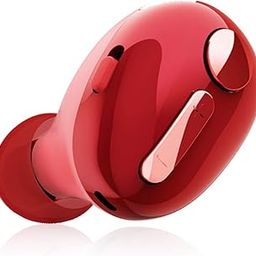 Elecom LBT-HSC30MPRD Ultra-Small Bluetooth Handsfree Headset for Calling and Music Multi-Function 3 Buttons + 1 Switch Design, Red-42