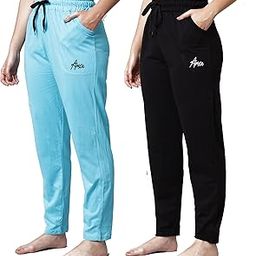 Women's Solid Lounge Wear/Payjama Soft Cotton Night Wear - Pack of 2-image-63