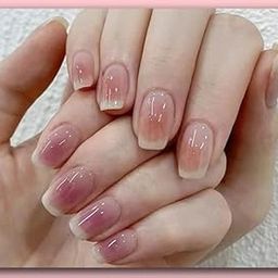 Styfy Press On | Stick On Fake Nails | Artificial Designer With 24 Pcs Jelly Glue on False Nail Including Manicure Kit - Nutty Nude-14