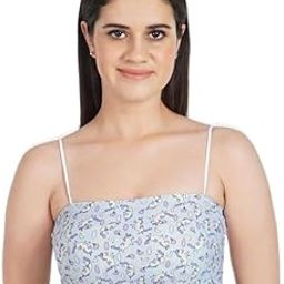 Women's & Girl's Regular wear Padded Crop Tank Top Bralette (Removable Pads) 21-55