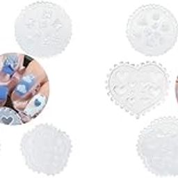 HASTHIP 10PCS DIY Nail Charms Resin Mold 3D Art Silicone Decorative Floral Charm Mold for Resin Making Tools-image-10