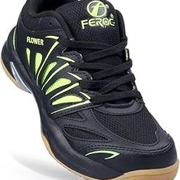 FEROC Kids Badminton Shoes (Non Marking) Active Grip Lightweight & Durable Sole for Boys Girl Kids-image-26