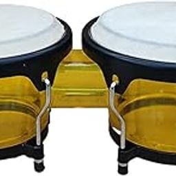 Percussion Bongos Drum Set Early Educational African Drum for Gifts Children Yellow | Educational | Music & Art-image-83