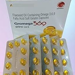 New Gromega 369 Flaxseed Oil Omega 3,6,9 Fatty Acid Soft Gelatin Capsules 10×5, 50capsule-image-3