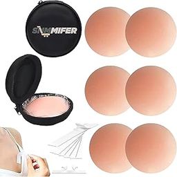 Silicone Nipple Covers Reusable for Women with Double Sided Tape 36 Pieces, Fashion Clothing Accessory-image-8