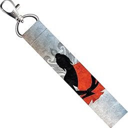 Lord Buddha Lanyard Tag with Swivel Lobster for Gift Luggage Bags Backpack Laptop Bags L X H 5 X 0.8 INCH-30