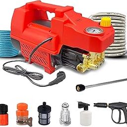 Pigeon Dura High Pressure Washer, 2200 Watts, 140 Bar Pressure, 8.5 L/Min Flow Rate,8 Meters Outlet Hose & 3 Meters Inlet Hose for Cleaning Car,Bike and Home-image-53
