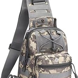 Crossbody Bag, Tactical Backpack, Military Bag, Sling Chest Bag, Shoulder Bag, Travel Sports Outdoor Backpack, Cross Body Messenger Army Bag-63