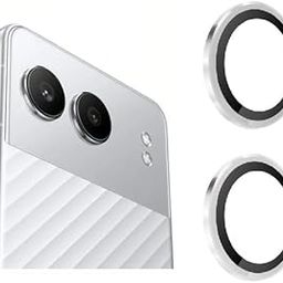 Amazon Brand - Solimo Camera Glass Lens Protector Ring For OnePlus Nord 4 5G Case Friendly with Edge to Edge Coverage and Easy Installation (Silver)-16