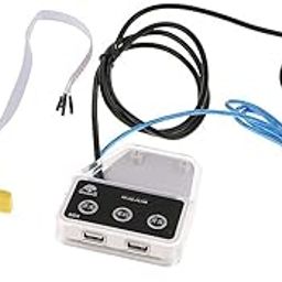 Desktop Computer Desk Mobile Power Switch Restart Buttons USB Illuminated-32