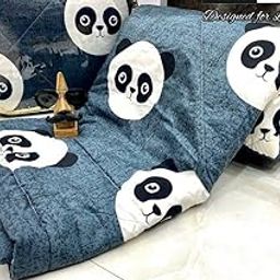 KRRS@- Cotton Fabric Microfiber Reversible Kids Cartoon kidzee AC Comforter/Blanket for Winter/Quilt/Duvets for Single Bed Size(60X90 inch). (Blanket-28)-image-118