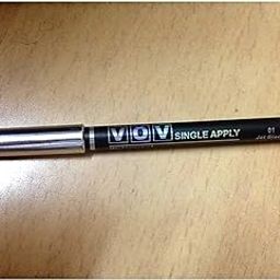 VOV Auto Roll Jet Black 100% Smudge proof soft Kajal pack of 2-12