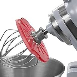 Whisk Wiper PRO for Stand Mixers - Mix Without The Mess - The Ultimate Stand Mixer Accessory - Compatible With KitchenAid Tilt-Head Stand Mixers - 4.5qt, 5qt (Color: Red)-image-30