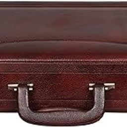 Genuine Leather Expandable Briefcase Brown, Dimensions: 45.72cm x 10.16cm x 31.75cm (L x W x H) Briefcase men office | Document briefcase-picture-39