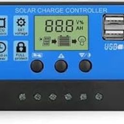 SSUCA Solar Charge Controller Intelligent Battery Regulator for Solar Panel LCD Display with USB Port 12 Volts/24 Volts (50 AMPERE)-image-36