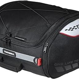 ViaTerra polyester Element Motorcycle Tailbag (35 LTR) I Compatible with All Bikes I Inclusive of Outer Rain/Dust Cover-29