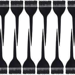 E-DUNIA 12 Pack Dye Brushes, Dye Makeup Brush Hair Coloring Dyeing Kit(Black)-image-115