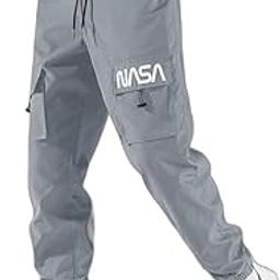 New Men's Lycra Midrise Elastic Waist Trackpant (NASA_Grey_31_XL)-image-38