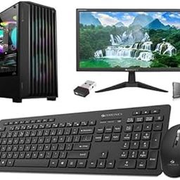 PowerDesk Assembled Desktop Pc Set, i7 6th Gen, 8 GB RAM, 256 GB SSD, 1 TB HDD, 19" HD LED Monitor, Wireless Keyboard & Mouse, WiFi, Win 10 Pro, MS Office (8-256-1TB)-image-9