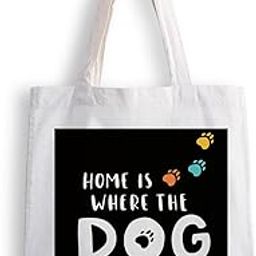 Canvas Tote Bags for Women, College Bag for Girls, Tote Bag for Shopping, Travel & Beach Bags for Women - Home Is - D No - 103-image-43