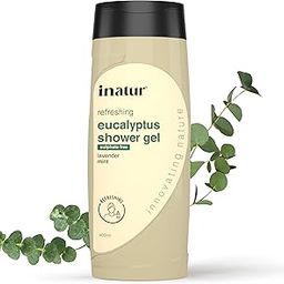 inatur Eucalyptus Shower Gel| For Gentle Cleansing, Refreshing Experience| with Mint and Lavender| For All Skin Types| 400ml-image-35