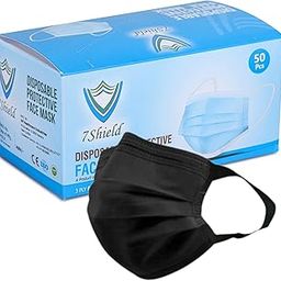 7Shield Disposable Surgical 3Ply Unisex Mask - Ultra Soft Fabric Wide Ear Loop, Comfortable, Inbuilt Plastic Coated Nose Pin, CE and ISO Certified, Convenient Box Pack-23