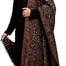 Men’s Kani Shawl, Pure Wool Pashmina Feel Stole for Gents (50 x 100 Inch)-image-26
