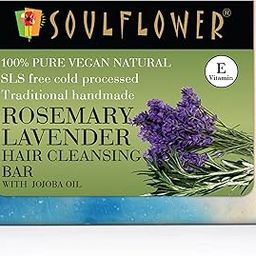 Soulflower Shampoo Bar Rosemary Lavender And Jojoba, 150g-picture-52