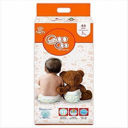 Coo Coo Extra Dry Baby Pullup Diaper Pant Size Large-L (44) Count Upto 9-14 Kg Super Absorbent Core Up to 12 Hrs Protection Soft Elastic Waist & Leakage Protection Size Large-L (44 Pieces), White-image-23